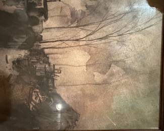 Untitled Figurative Scene with Caravans