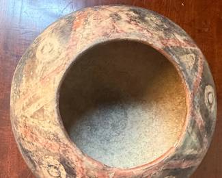 Acoma Pueblo Polychrome Pottery Bowl