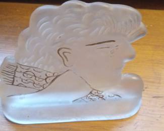 Hand-carved Wooden Staff with Incised Markings