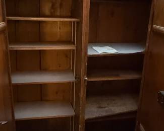 1800 Dated Hand-Painted Tyrolean Armoire