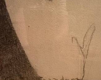 Portrait of a Woman, Pencil/Charcoal Drawing by "Grandeur"