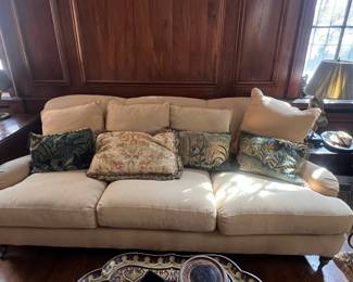 Crate & Barrel English Roll Arm Sofa