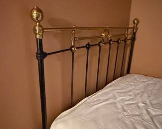 Victorian Brass and Iron Bed Frame