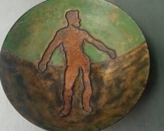 Art Deco Style Figural Bowl