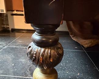 Victorian Carved Mahogany Empire Style Daybed