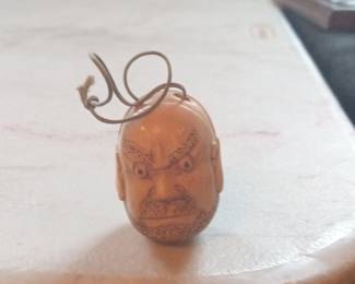 Japanese Netsuke, Hyottoko Mask