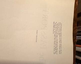 Saul Steinberg 'The Passport' First Edition Book