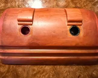 Art Deco Carvacraft Bakelite Inkwell Set