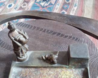 Vintage Decorative Mirror with Rhinestones