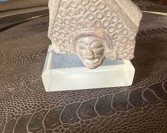 Pre-Columbian Stone Carving Fragment