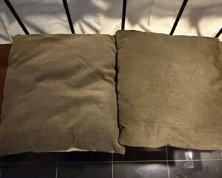 Vintage Hunting Scene Tapestry Pillows (Pair) - English Hunt Scene