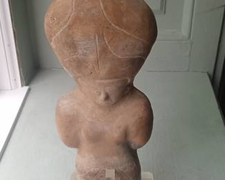 Pre-Columbian Chorrera Terracotta Female Figurine