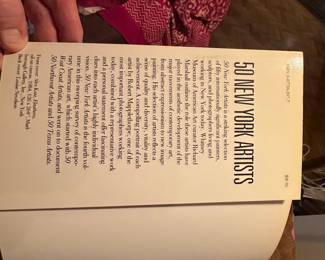 50 New York Artists by Richard Marshall and Robert Mapplethorpe (1986 First Edition)
