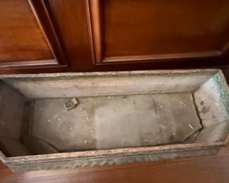 Antique Octagonal Wooden Planter Box