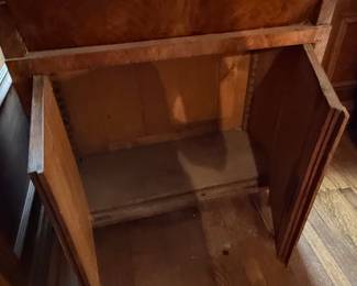 19th Century Biedermeier Walnut Secretary Desk