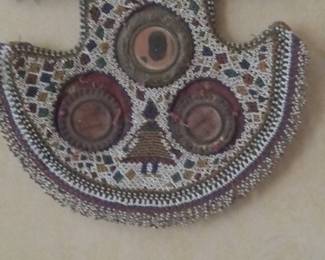 Hand-carved Wooden Staff with Incised Markings