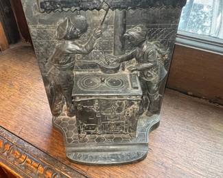 French Cast Iron Fireplace Trivet / Trivet