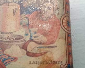 Vintage "Mints" Tin with Russian Scenes