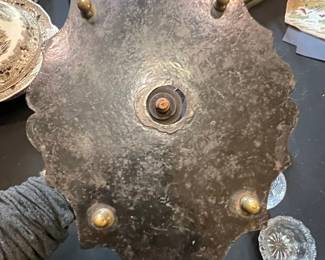 Victorian Aesthetic Movement "Whatnot" Stand with Crystal Inserts