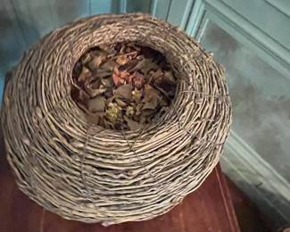 Rustic Twig and Vine Basket