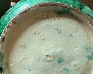 Green Man Face Pitcher