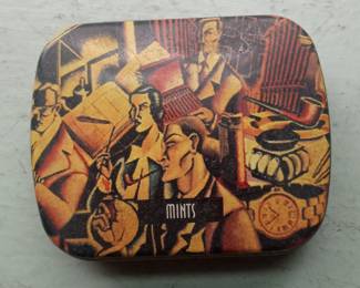 Vintage "Mints" Tin with Russian Scenes