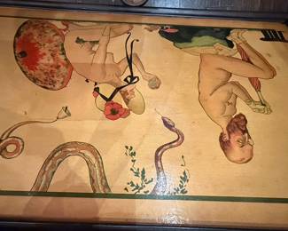 Art Deco Style Pictorial Panels (Set of 2)