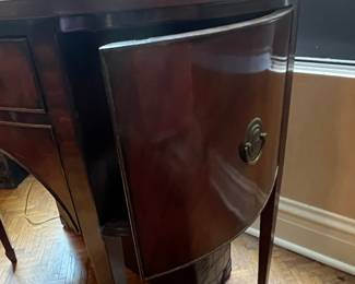 Federal Style Mahogany Demilune Sideboard