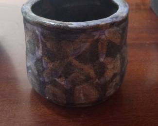 Studio Pottery Vessel with Incised Mark