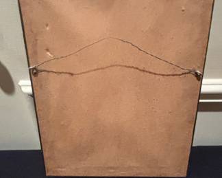 Folk Art Portrait of a Gentleman Holding a Card