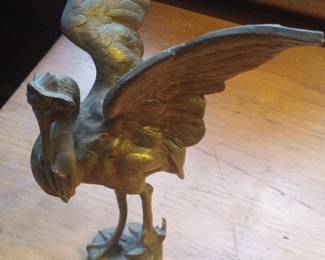 Bronze Bird Sculpture