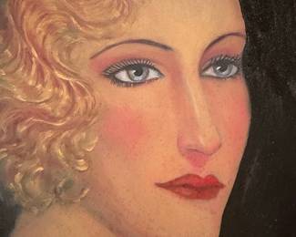 Art Deco Portrait of a Woman - Decorative Print