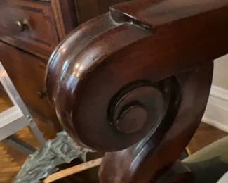 Empire Style Mahogany Armchair