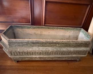 Antique Octagonal Wooden Planter Box