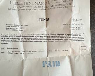 Tom Dietrich Industrial Scene Watercolor