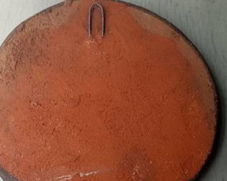 Mid-Century Ceramic Wall Plaque - Abstract Portrait by Ruth Faktor