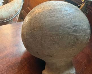 Carved Terracotta Pottery Vessel, possibly Nupe People