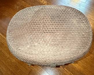 Antique Chinese Wedding Basket Chest