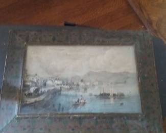 Victorian Enameled Trousseau / Traveling Jewelry Box