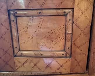 Faux Bamboo Decorated Chest of Drawers