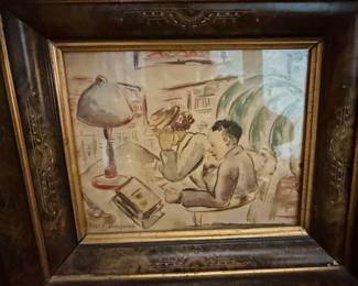 Watercolor Painting by Alex Bauerfreund