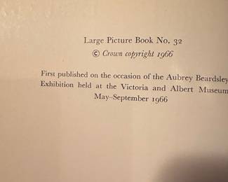Aubrey Beardsley: Victoria & Albert Museum Exhibition Catalogue by Brian Reade (1966)