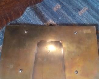 Art Nouveau Brass Letter Holder