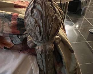 French Provincial Style Upholstered Headboard