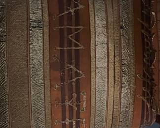 Victorian Etagere with Decorative Carvings and Upholstery