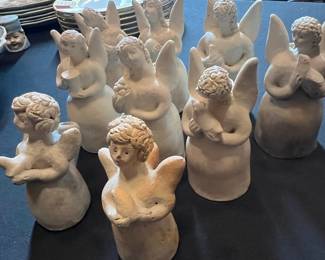 Set of 9 Cherub/Angel Figurines