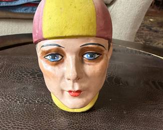 Vintage Mannequin Head Display Form