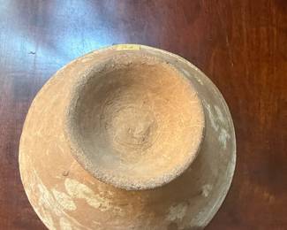 Mimbres Black-on-White Pottery Bowl