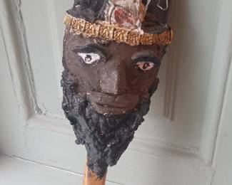 Modified Paintbrush Assemblage Art