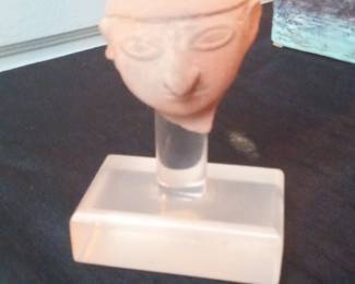 Terracotta Head Fragment, Unknown Origin